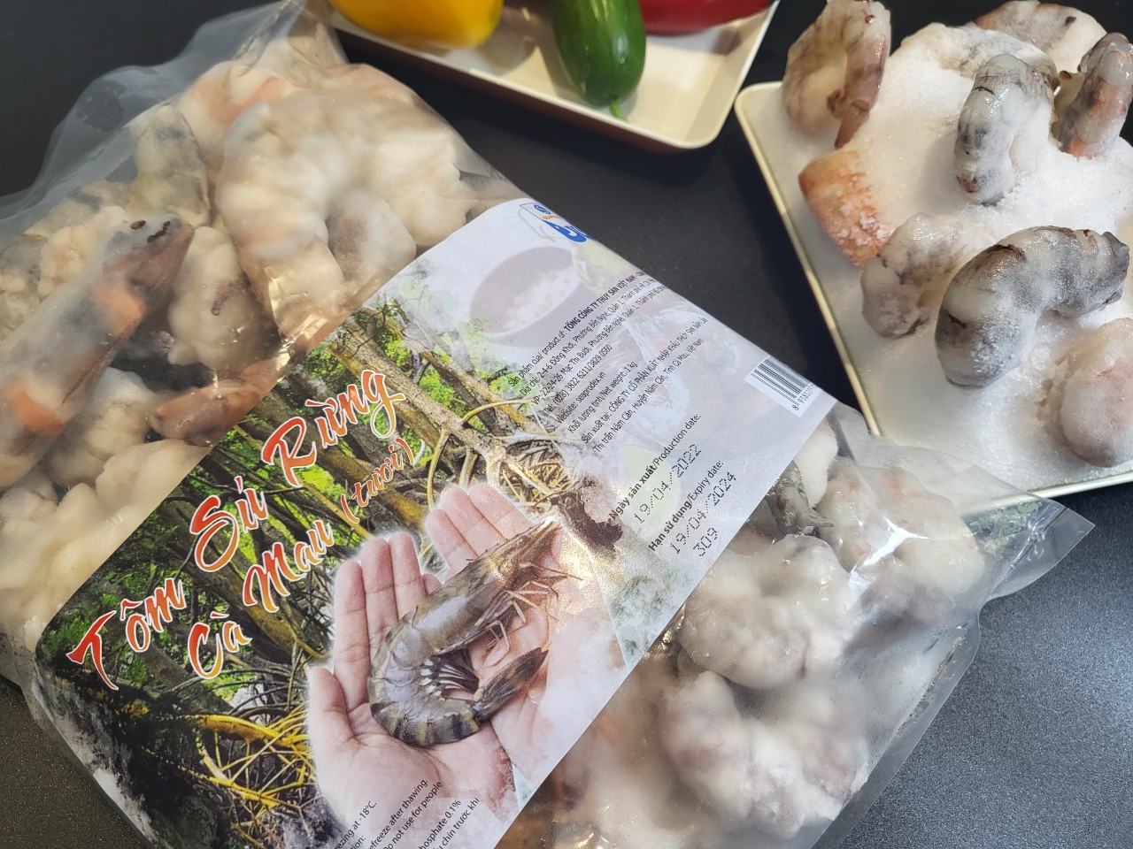 Tôm sú vụn tươi - Túi 1kg