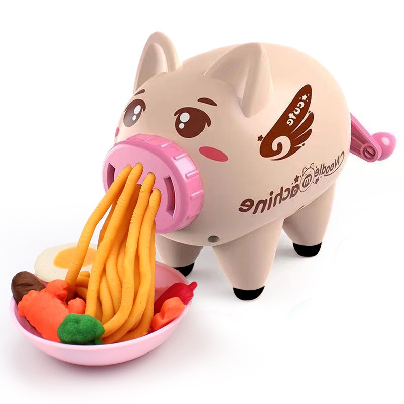 Đồ Chơi Đất Nặn Chú Heo Làm Mì Sợi