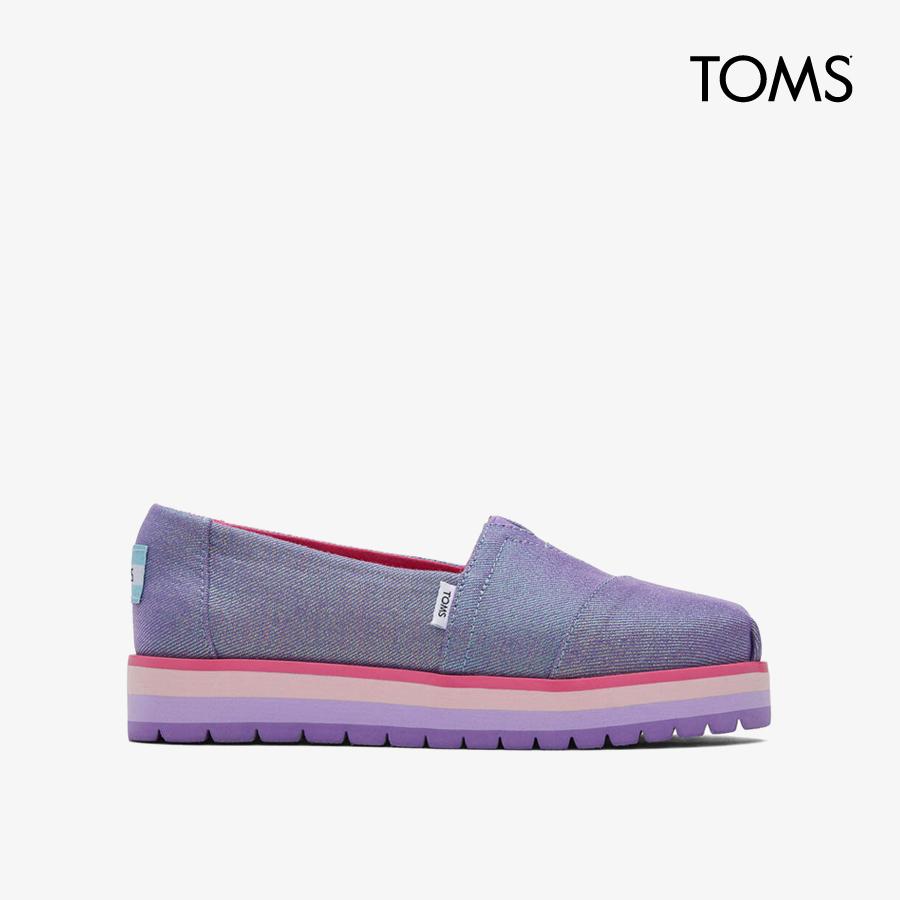 Giày lười bé gái toms alp platform