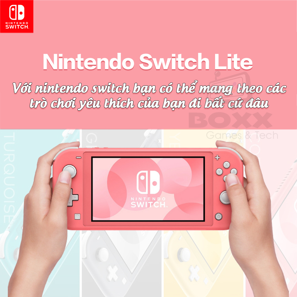 Máy chơi game Nintendo Switch Lite - Màu Cool Blue