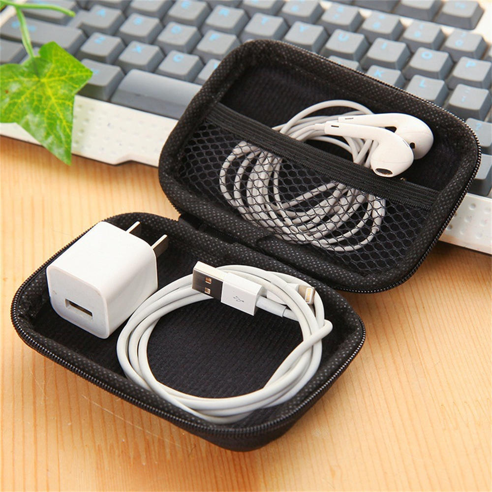 Multi-purpose Cable Management Bag Portable Compact Travel Organizer Mobile Power Case Earphone Package Travel Storage Bag
