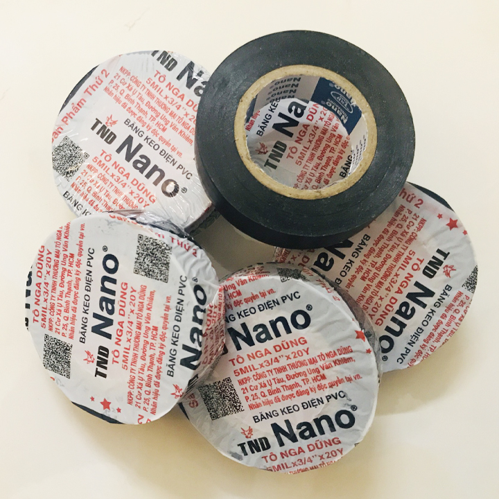 Băng keo điện nano Tô Nga Dũng (CÂY 10 CUỘN)