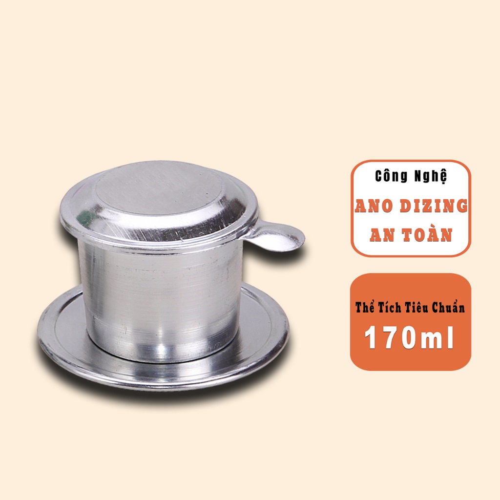 Bộ Phin Nhôm Phin Pha Cà Phê 7cm 7cm  Dùng pha 1 ly