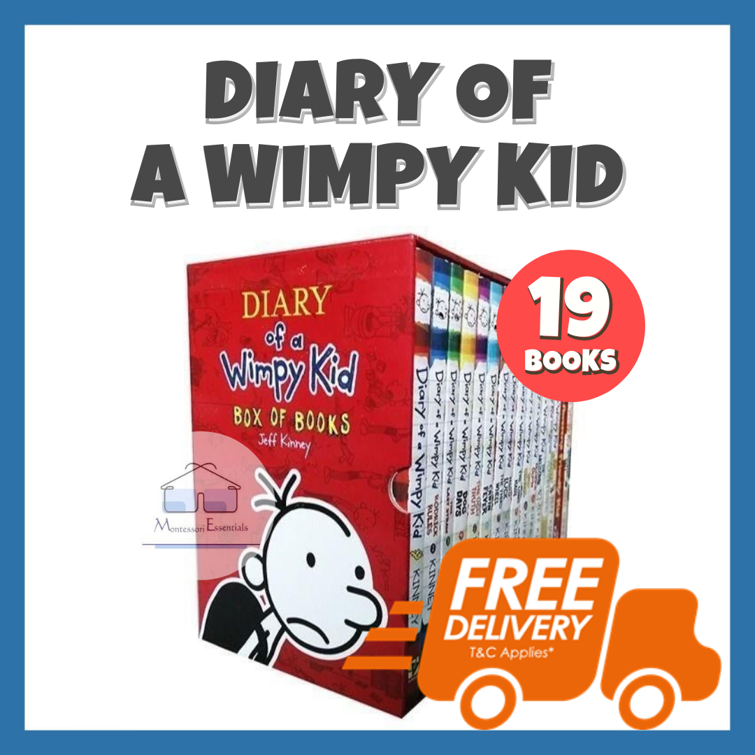 READY STOCKS] Diary of a Wimpy Kid (19 Books) English Children Fiction  Books, Birthday Gift, Christmas Present