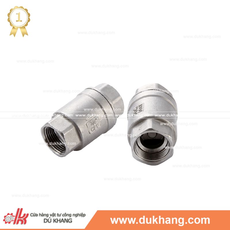Van 1 chiều lò xo inox 304