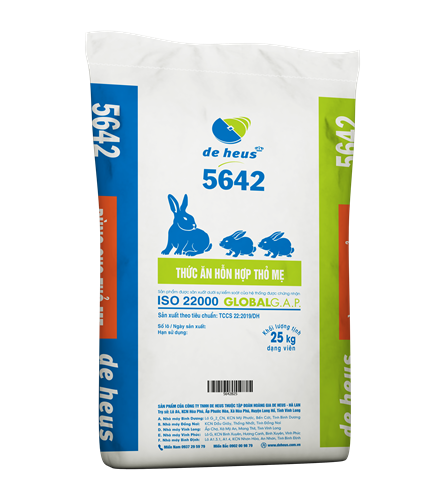 Thức ăn cho thỏ bọ ú cám thỏ De Heus túi 1kg