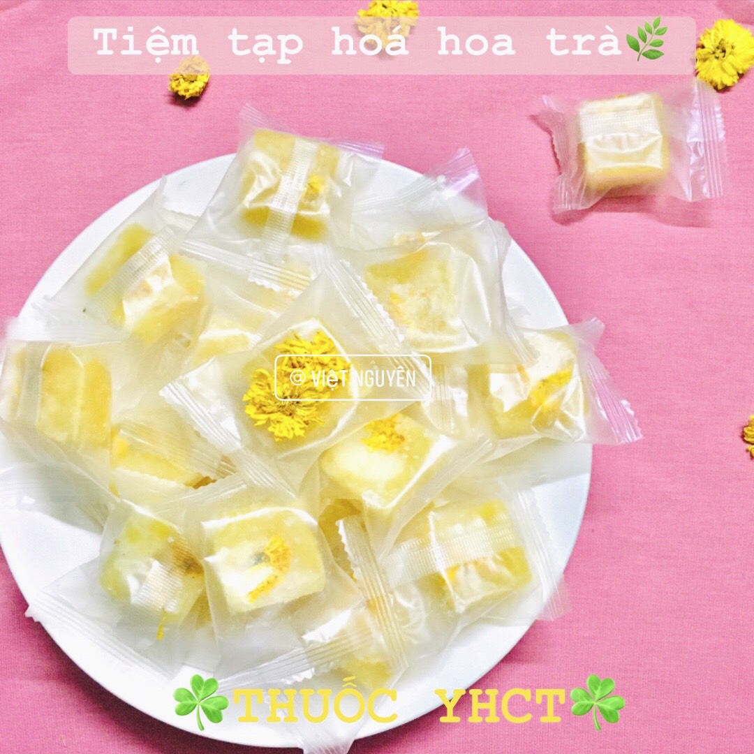 trà hoa cúc đường phèn mật ong 500g