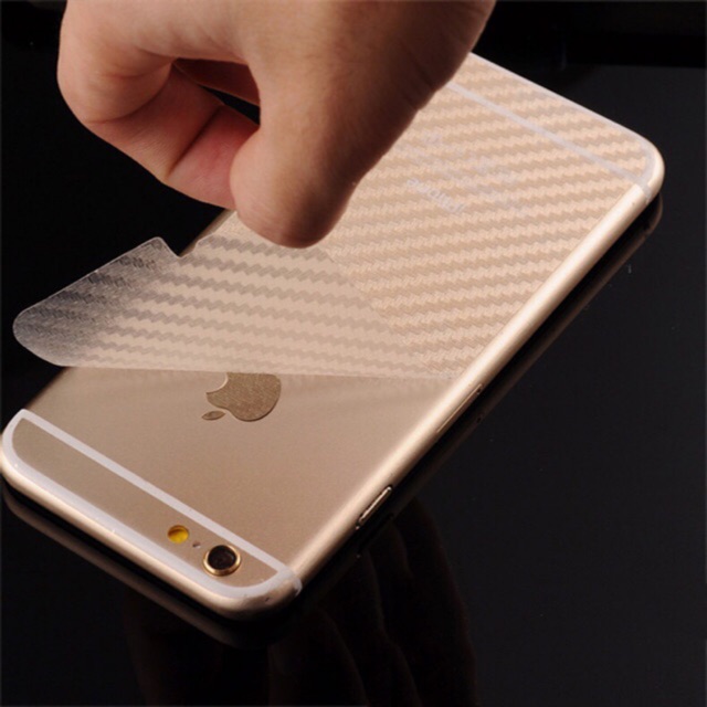Miếng dán mặt lưng Carbon dành cho iphone 6/6s/7/8/x/xs/xsm/11/11promax- Sam case