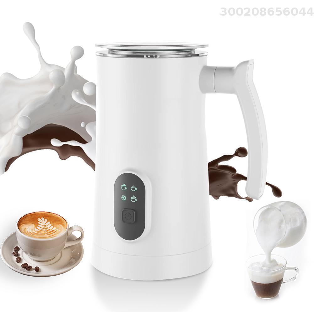Electric Milk Frother and Steamer 4 in 1 Automatic Milk Warmer 400W  Non-Stick Interior 580ml Hot/Cold Stainless Steel Milk Foam Maker for  Coffee/Hot Chocolate Milk/Latte/Cappuccinos 