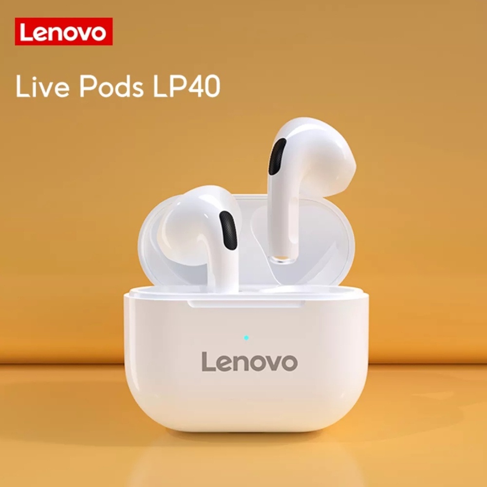Lenovo TWS Wireless Bluetooth Headset Wireless Earphones Headphones Earbuds Touch Control Sport Headset Noise Cancellation