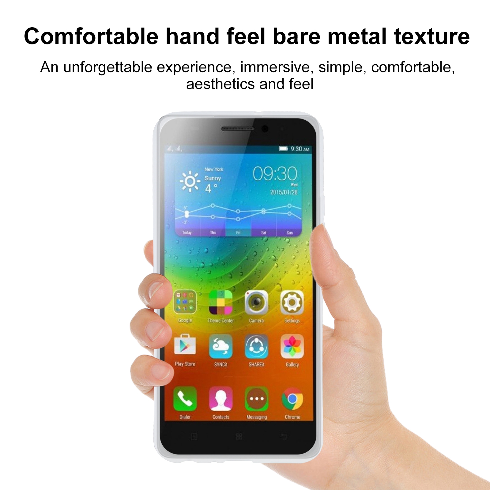 TPU Phone Case For Lenovo A7000 Turbo(Transparent White)