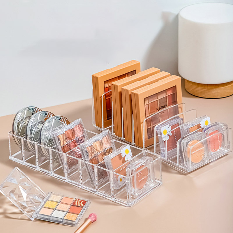 KS trong suốt Acrylic phòng ngủ mỹ phẩm lưu trữ hộp đa lưới đèn để bàn mặt hàng sang trọng nhựa đa chức năng giá lưu trữ