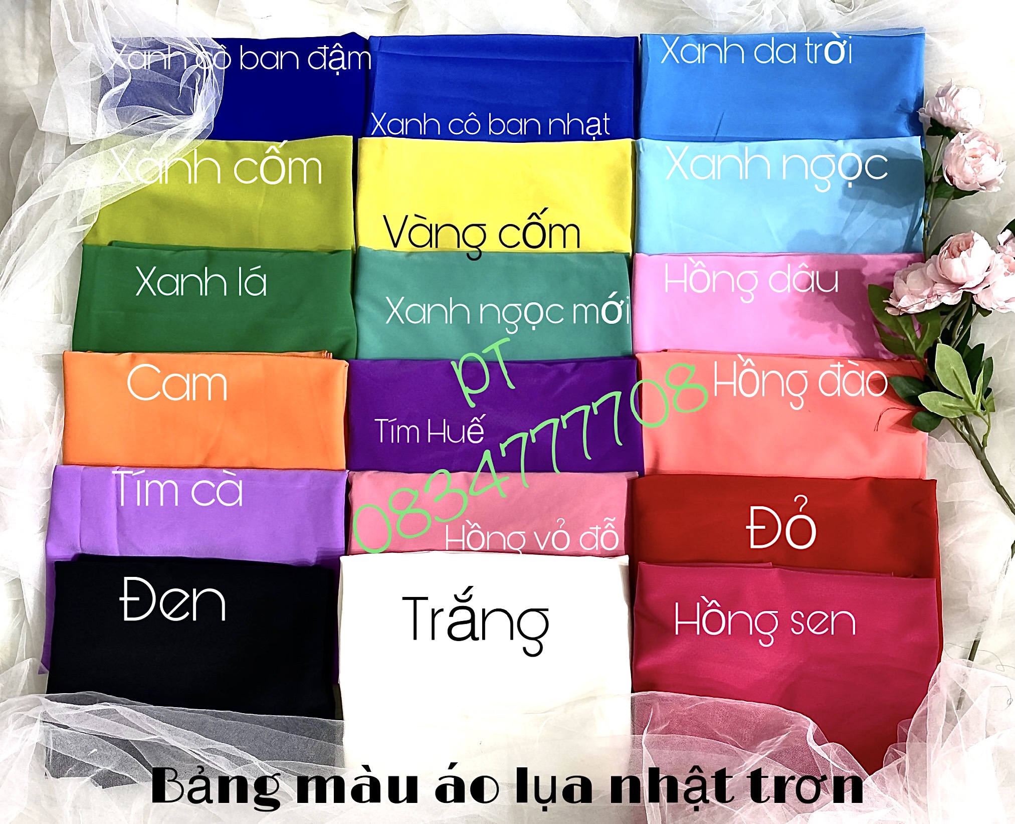Áo Dài In Hoa 3D Lụa Nhật Siêu Đẹp [Không Kèm Quần]