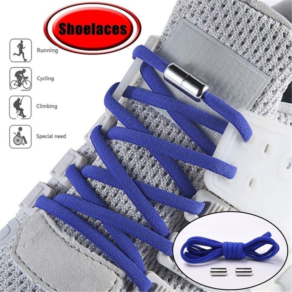 Dây giày đàn hồi khóa kim loại cao cấp không cần buộc dành cho giày thể thao – bttj0