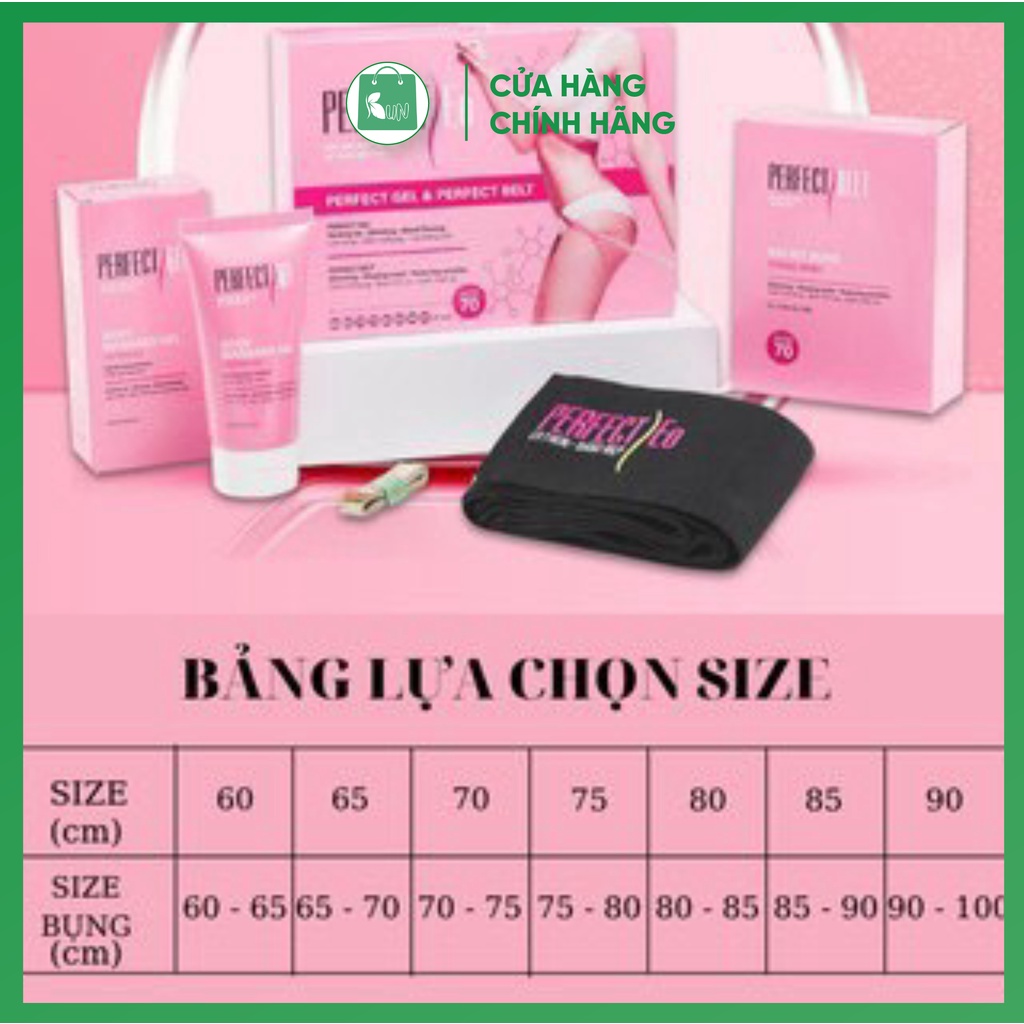 COMBO ĐAI - GEL TAN MỠ BỤNG PERFECT EO VỀ HÀNG SỐ LƯỢNG LỚN