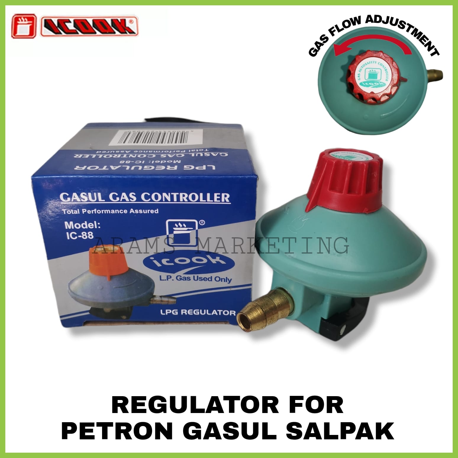 PETRON GASUL DE SALPAK REGULATOR WITH GAS PRESSURE CONTROLLER Lazada PH
