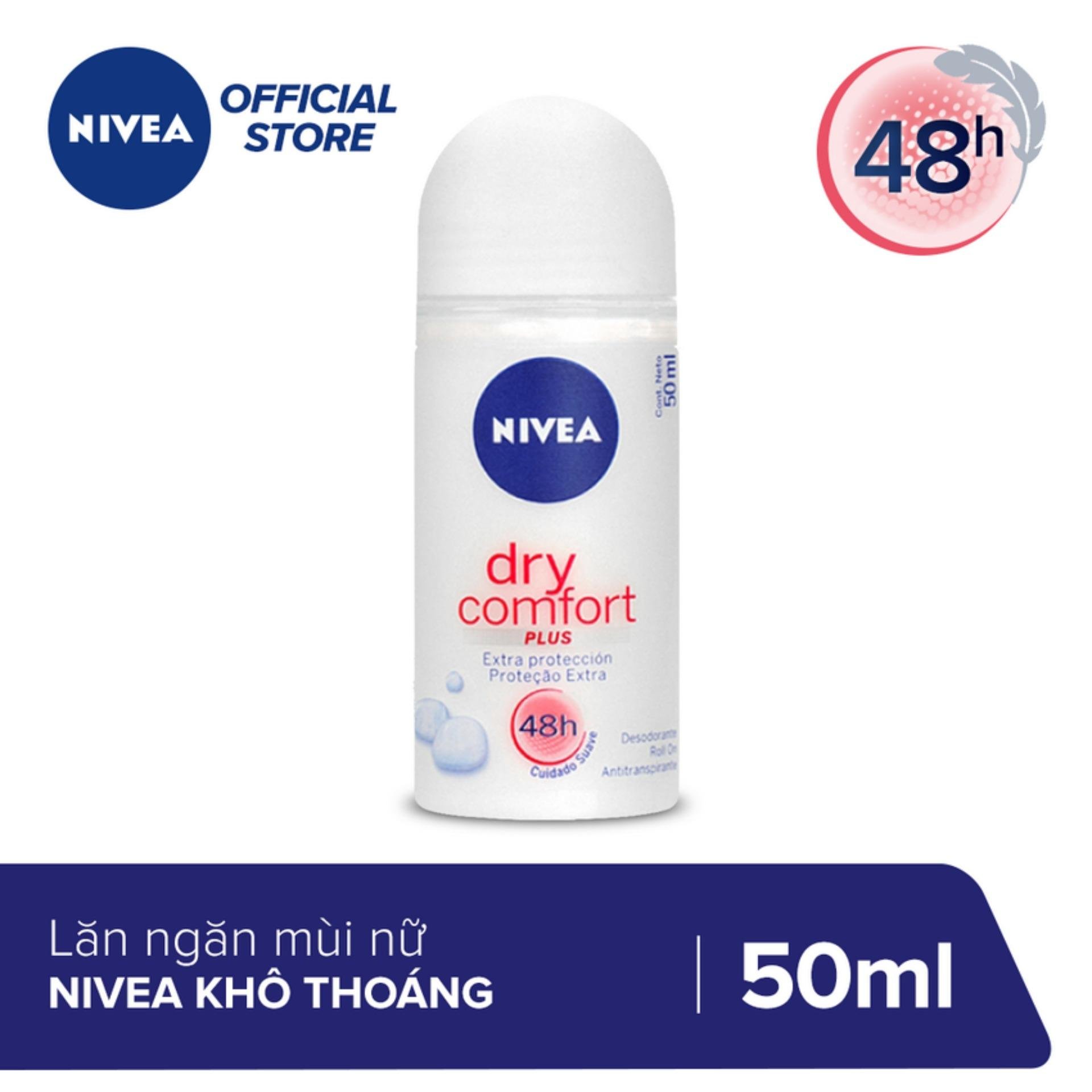 Lăn khử mùi nữ khô thoáng nivea 50ml