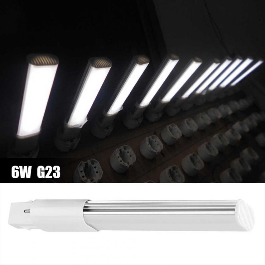 6W 2-Pin LED Compact Lamp Horizontal Recessed Tube Light Bulb Lighting ...