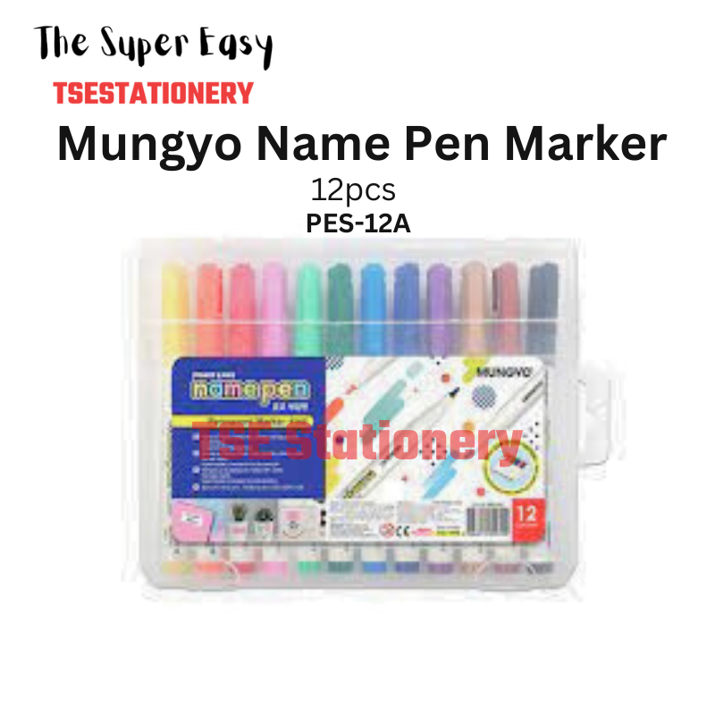 Mungyo Name Pen Marker Power Liner Slim Marker Permanent Lazada