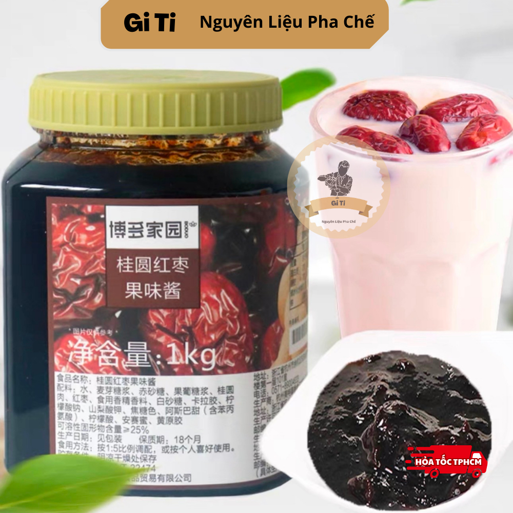 Mứt Boduo Táo Đỏ Long Nhãn | Mứt | Sinh Tố | Puree