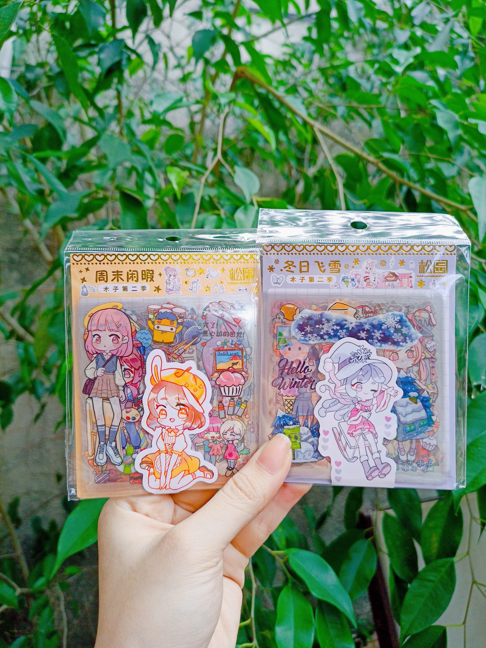 Sticker 20 tờ trang trí sổ siêu cute