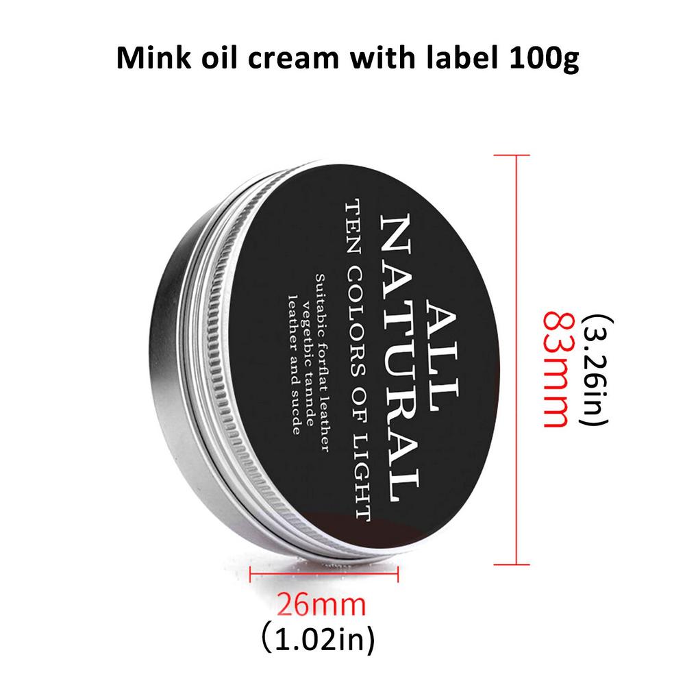 Leather Repair Cream Leather Shoe Protector And Boot Repair Mink Oil For Leather Boots Black Shoe Polish Leather Conditioner And