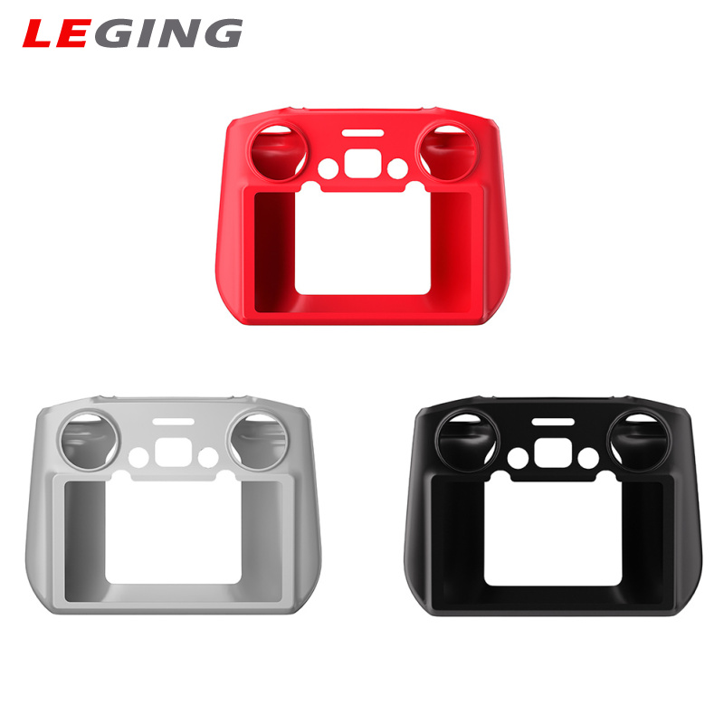 Protective Case Silicone Skin Cover Compatible For Dji Mini 3 Pro Rc With Screen Remote Control Dust Cover