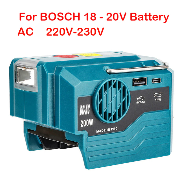 For Makita/Bosch/Dewalt/Milwaukee 18V Battery Outdoor Portable