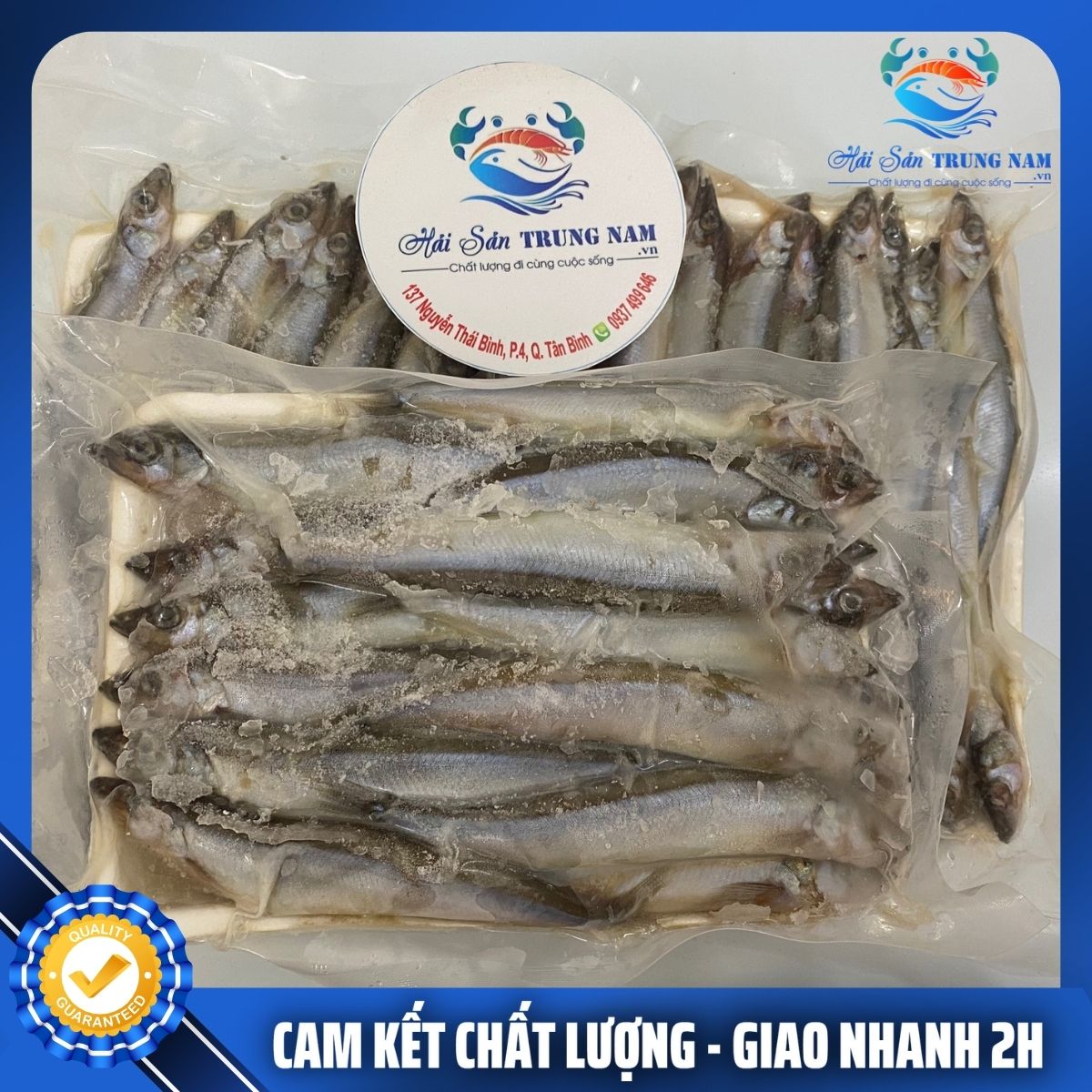 Cá Trứng Nauy Đông Lạnh 17-20con Khay 500Gr