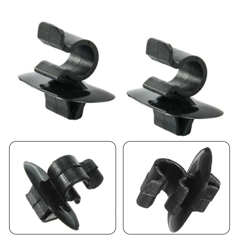 【SHARLYAUTO】 For Vivaro Clips Bonnet Stay Durable Practical Black Different Sizes