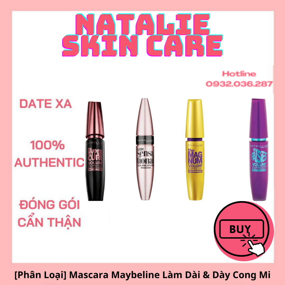[Phân Loại] Mascara Maybeline Làm Dài & Dày Mi