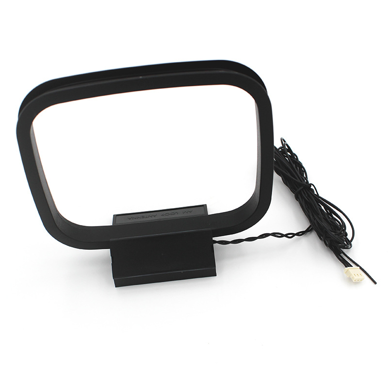 Indoor AM FM Loop Antenna Aerial 3 Pin Connector for StereoAudio ...