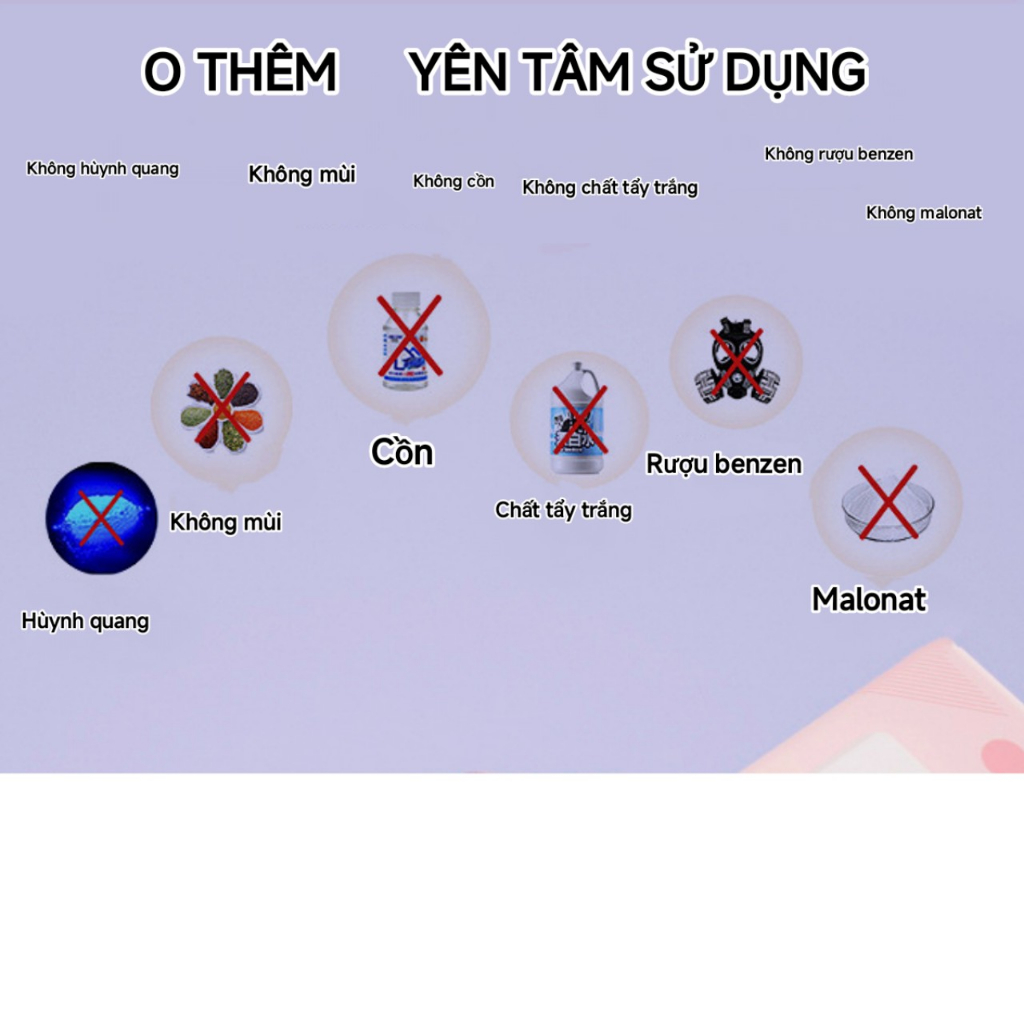 khăn ướt không mùi , không cồn 80 tờ cho bé