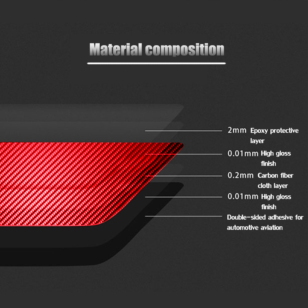 NEW 【Too much love!】Carbon Fiber Red Stickers For Audi Tt 8n 2001 2002 ...