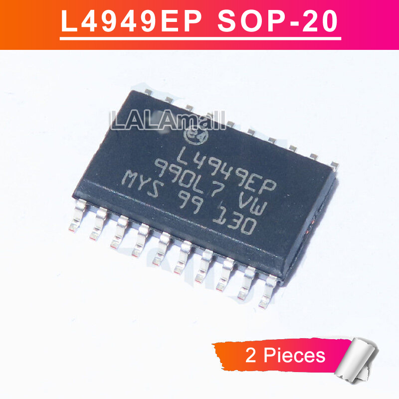 2pcs l4949ep sop20 l4949ep013tr sop-20 smd multifunction very low drop voltage regulator chip ic new original