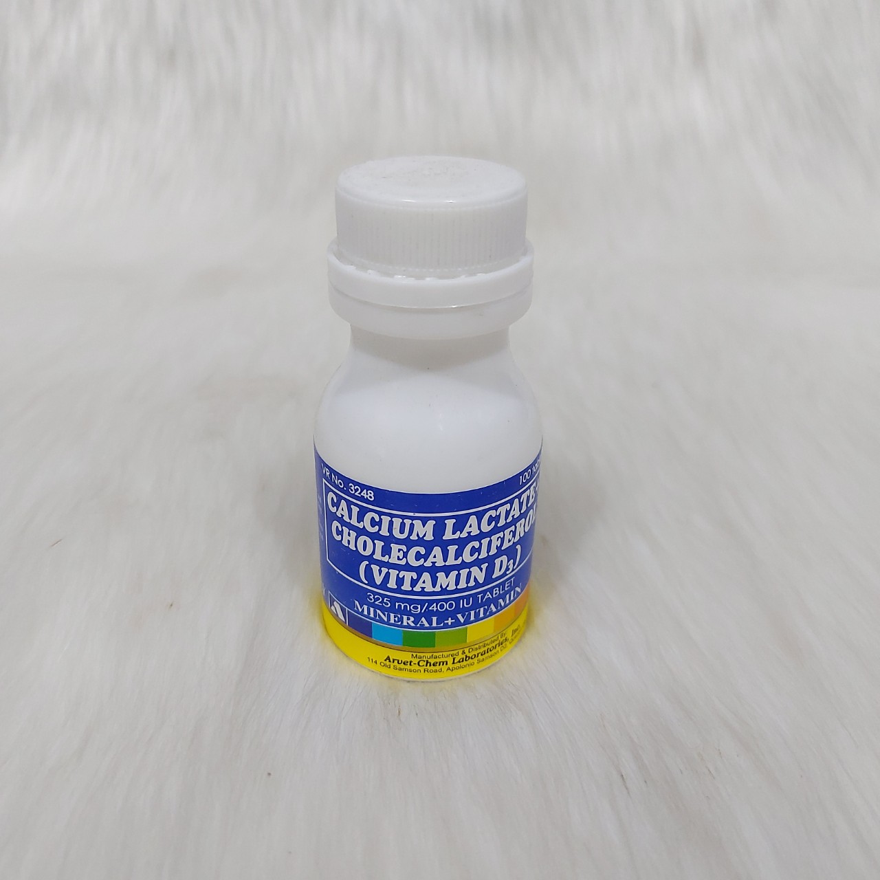 Lọ 100 viên Calcium Lactate + Cholecalciferol