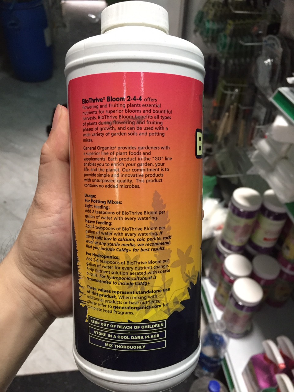 [HCM]PHÂN BÓN HỮU CƠ BIO THRIVE BLOOM 2- 4 - 4