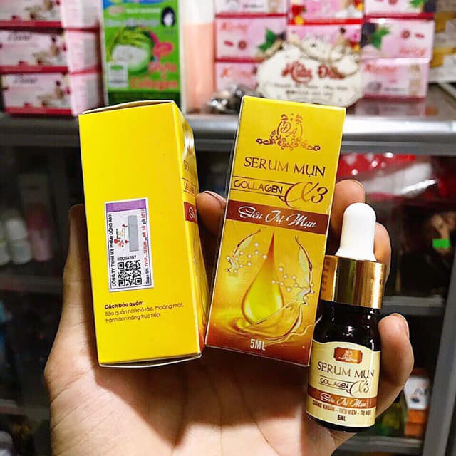 SERUM MỤN COLLAGEN X3 CHÍNH HÃNG