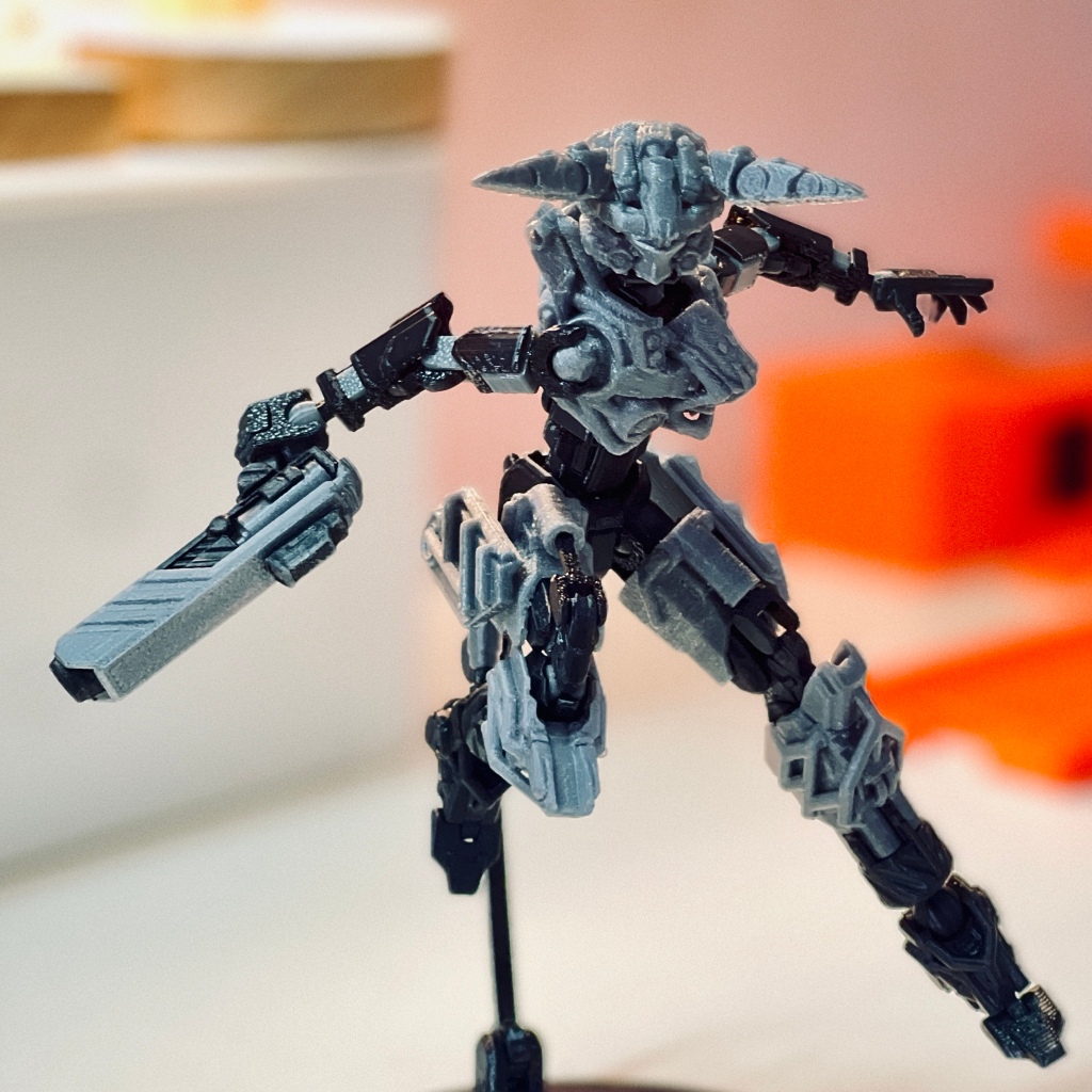 Mô hình in 3D Giáp Thỏ Mecha dành cho dummy 13 figure – Giáp Thỏ Nhảy với Thiết kế cơ giới hóa chân gia cố và thân nhẹ