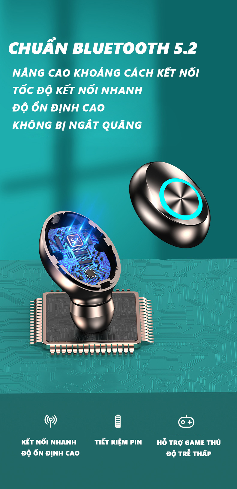Tai nghe bluetooth 5.1 F9 Pro tích hợp màn hình LED kĩ thuật số, điều khiển cảm ứng thông minh, hộp sạc kiêm sạc dự phòng, giá đỡ điện thoại