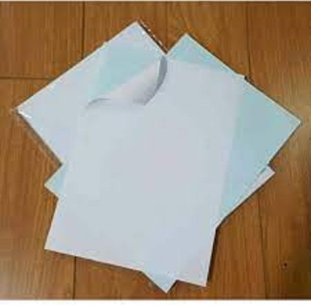 Giấy decal A4 đế xanh - Xấp 100 tờ