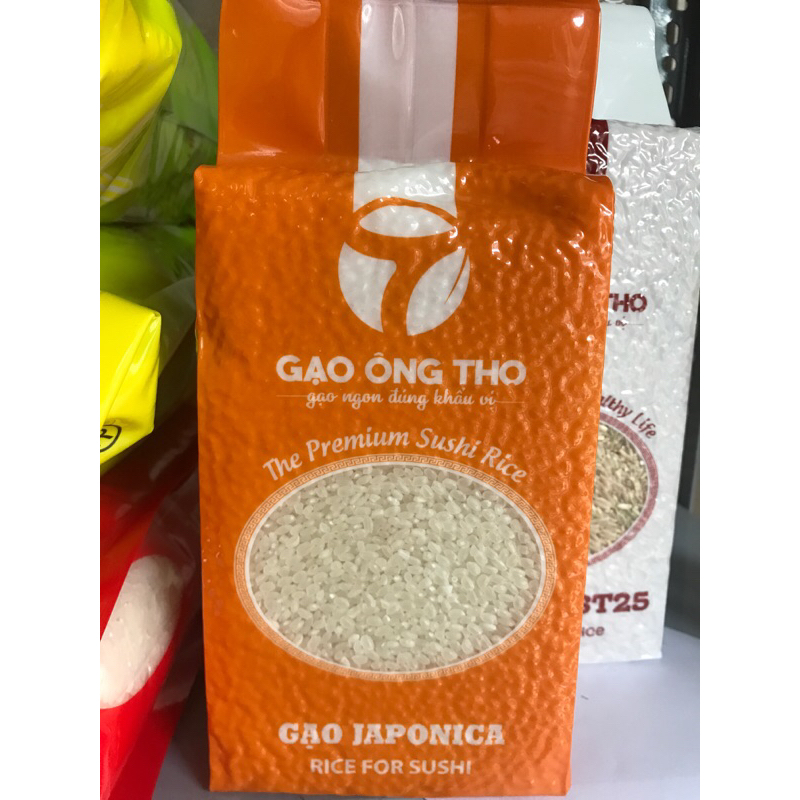 1kg Gạo nhật hạt tròn (gạo Japonica )làm cơm sushi .kimbap