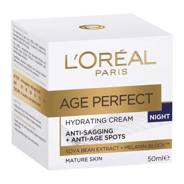age perfect loreal night cream
