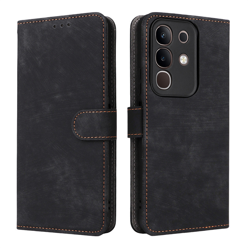 XINNI Cover per Oppo Reno 11 F 5G Custodia, RFID Protection Flip Magnetica Pelle PU/TPU Portafoglio, Nero
