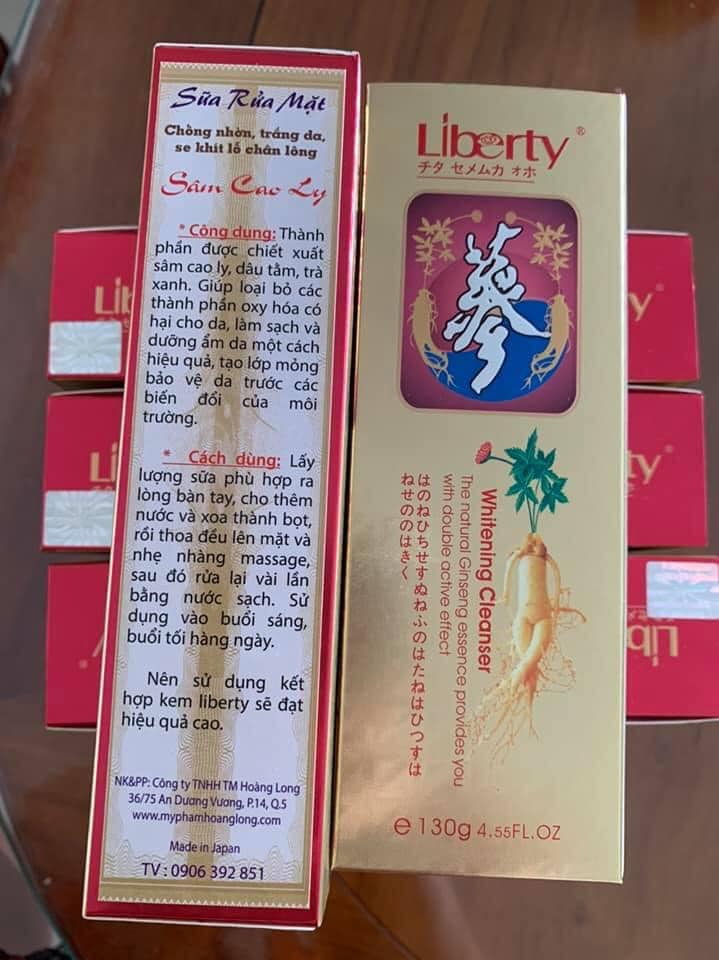 Sữa rửa mặt Liberty Nhật Bản