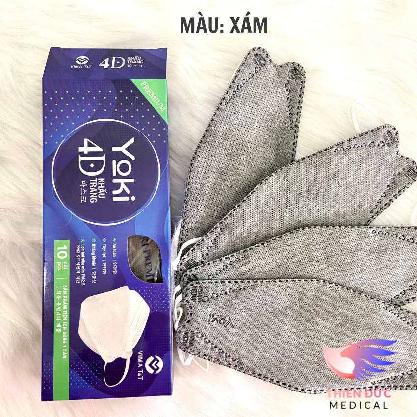 Combo Hộp Khẩu trang KF94 Yoki Kháng Khuẩn