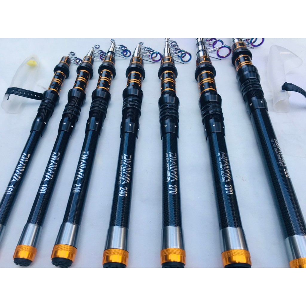 Cần máy DAWA  RÚT GỌN CHẤT CARBON CAO CẤP SIÊU KHỎE SIÊU BỀN