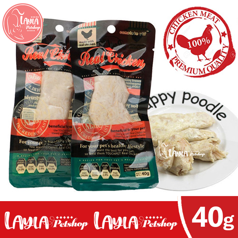 Ức gà ăn liền Real Chicken cho chó mèo