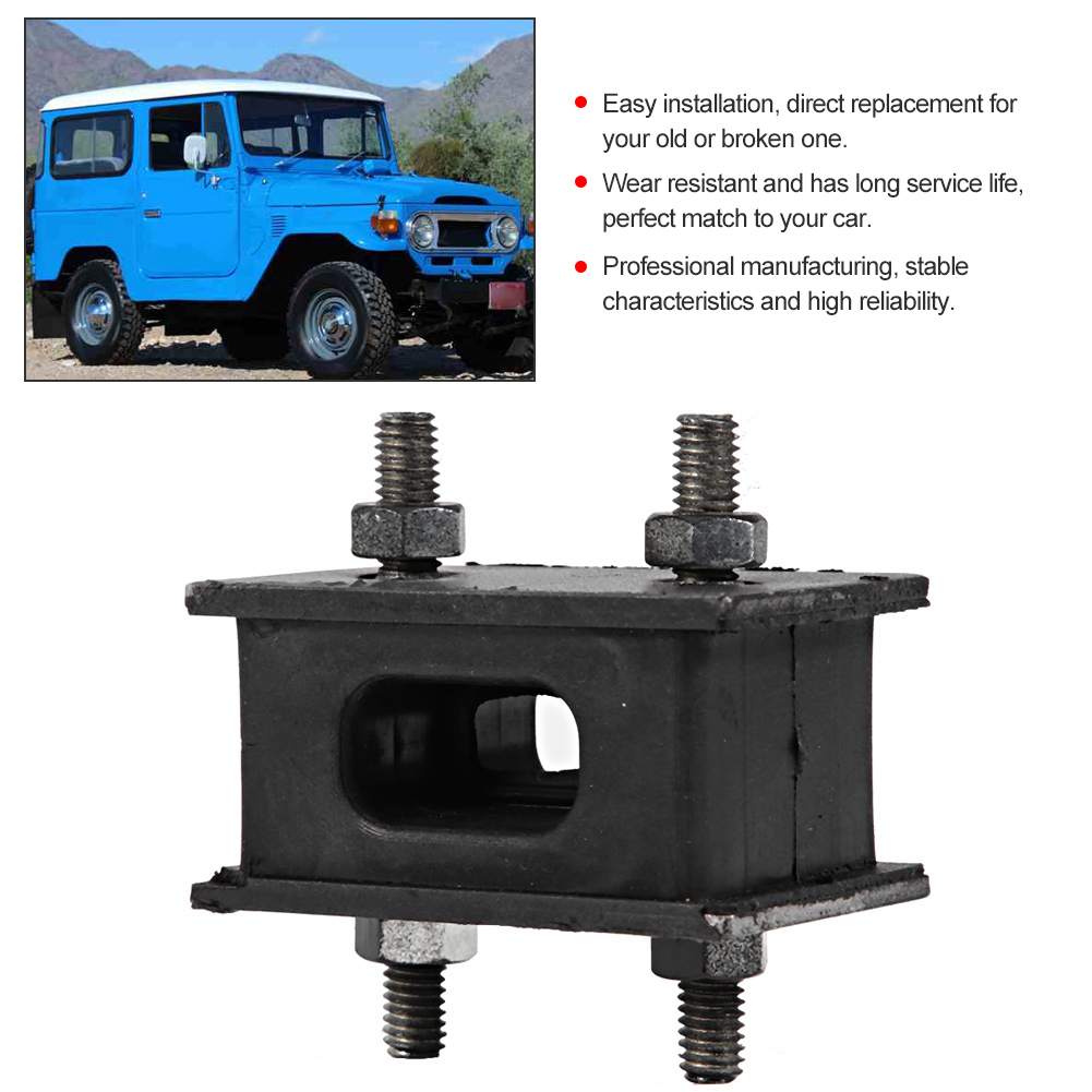 Qii lu Exhaust Hanger Mount Replacement Accessory Fit for Landcruiser BJ40 Black
