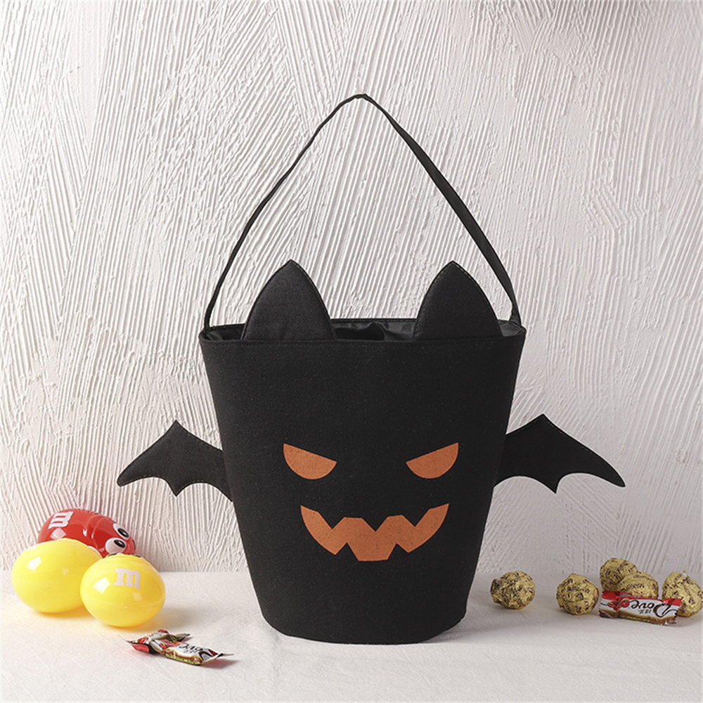 Candy Gift Packaging Bag Ghost Festival Candy Tote Kids Candy Basket Halloween Pumpkin Candy Bag Candy Tote Bucket